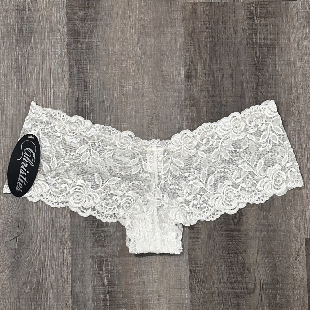 💞 New Christies XL White Lace Panties